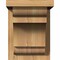 Ekena Millwork New Brighton Smooth Corbel w/Backplate, Western Red Cedar, 7 1/2"W x 10"D x 10"H COR08X10X10NEB01SWR - alternate 2